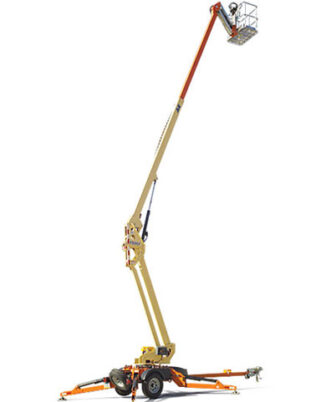 Xe nâng người dạng chân nhện kéo theo