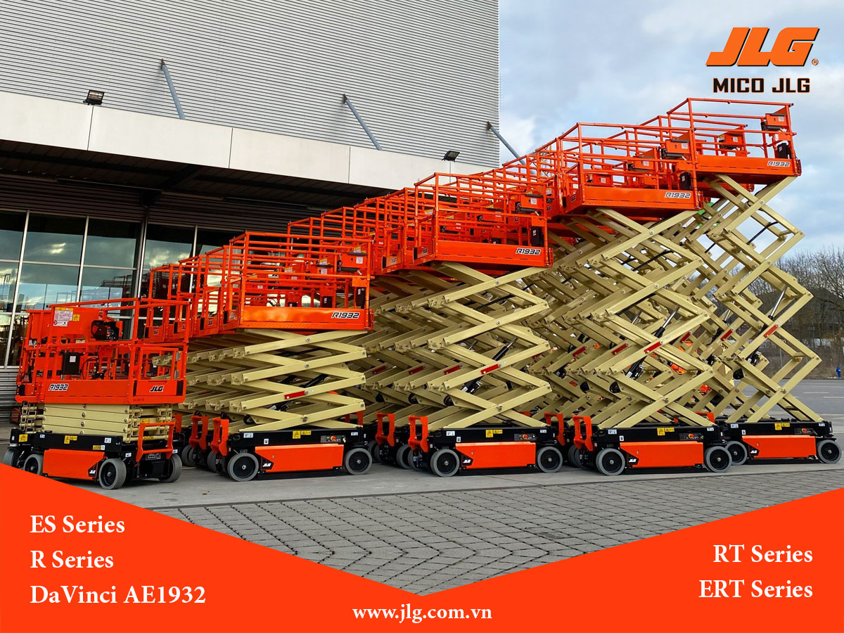 Các dòng xe nâng người cắt kéo JLG