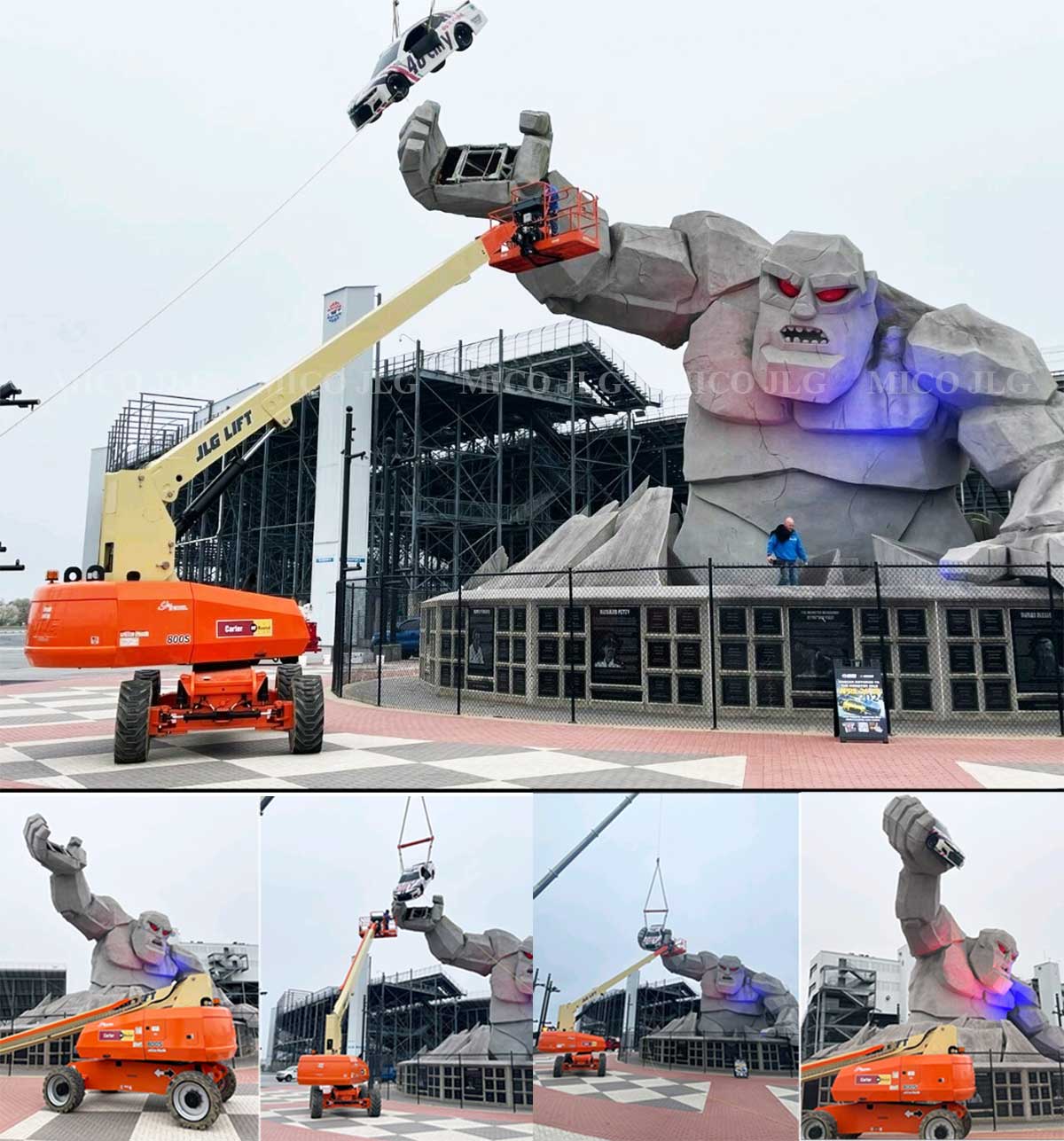 Xe nâng người boomlift cần thẳng JLG 800S