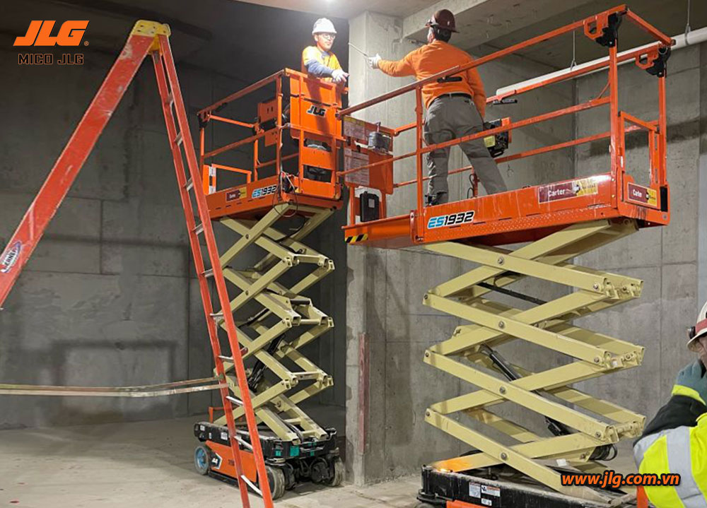 Hướng dẫn vận hành xe nâng cắt kéo Scissor Lift